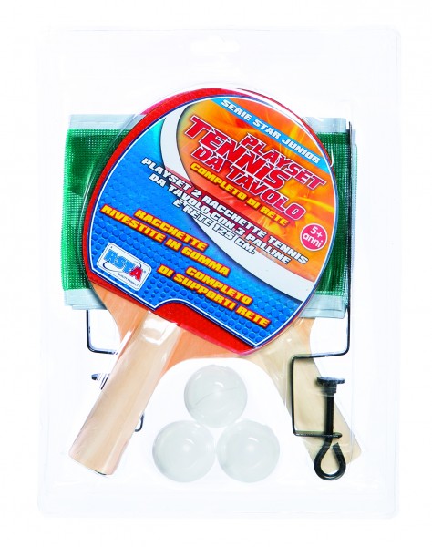 Set Ping Pong RS Toys cu 2 Palete, Fileu și 3 Mingi
