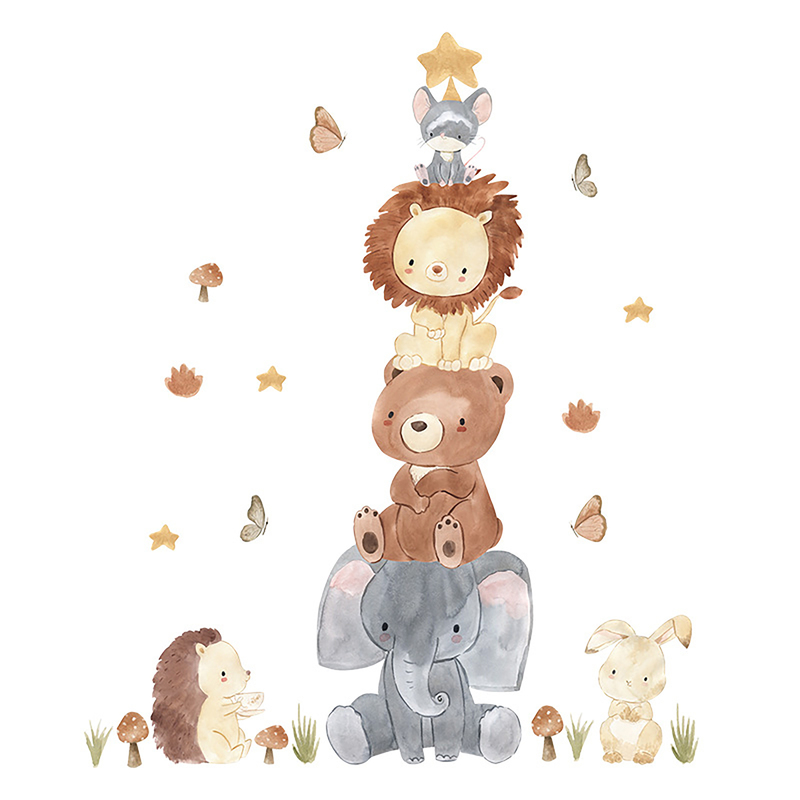 Sticker decorativ Sipo Piramida Animalelor - imagine 4