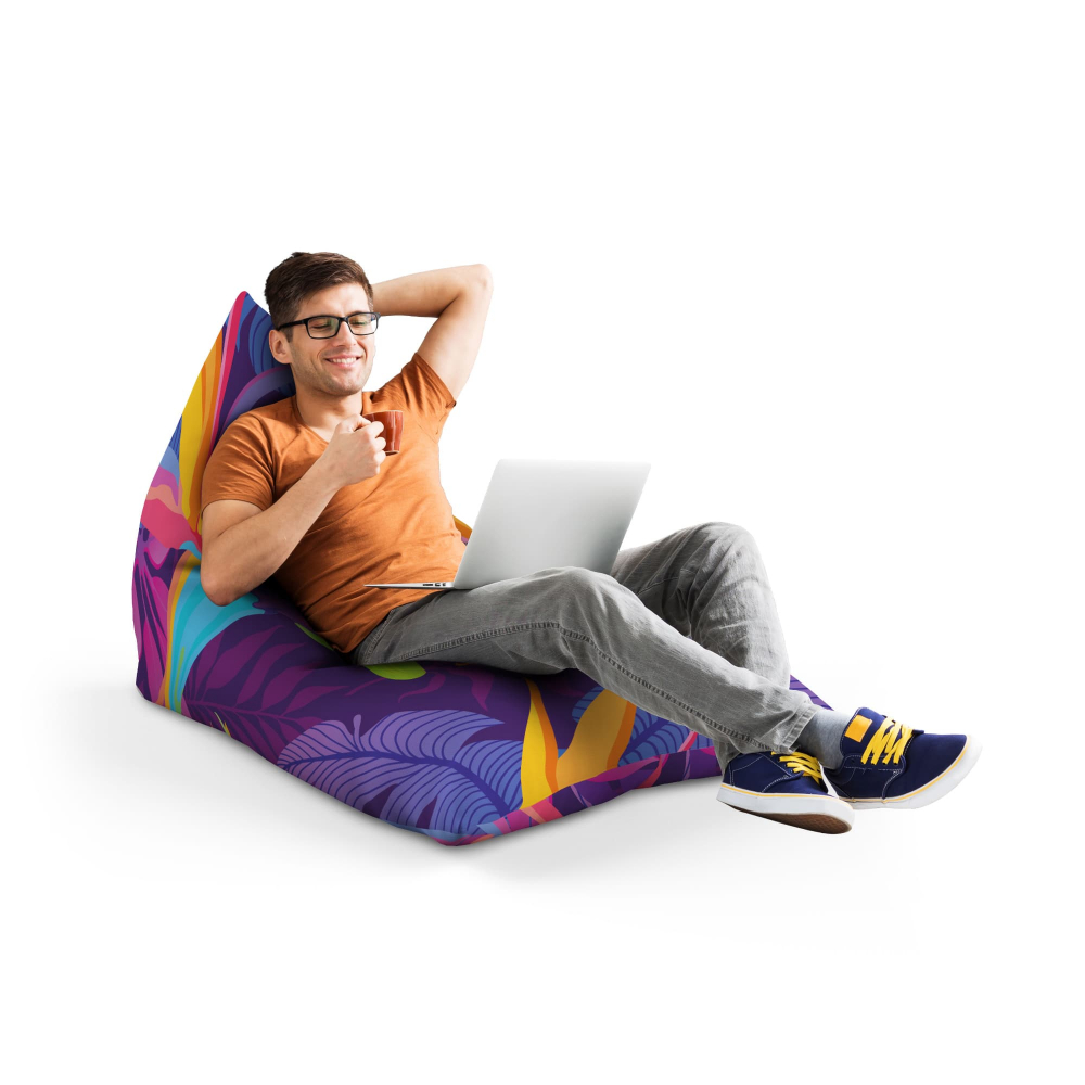 Fotoliu Puf Bean Bag Updeco Lounge Jungle Night - imagine 4
