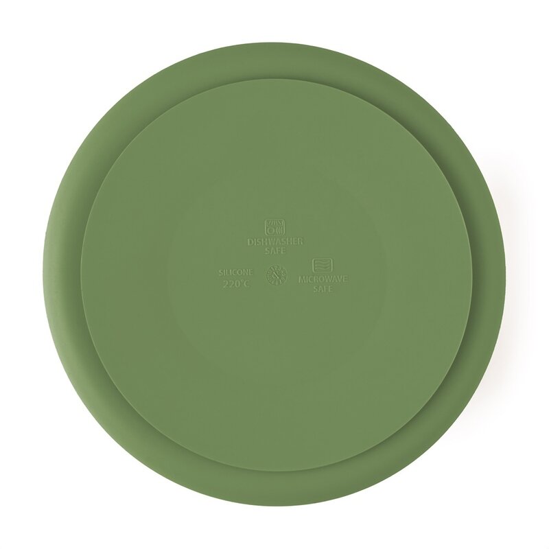 PetiteMars Farfurie Silicon Verde 3 Compartimente - imagine 2