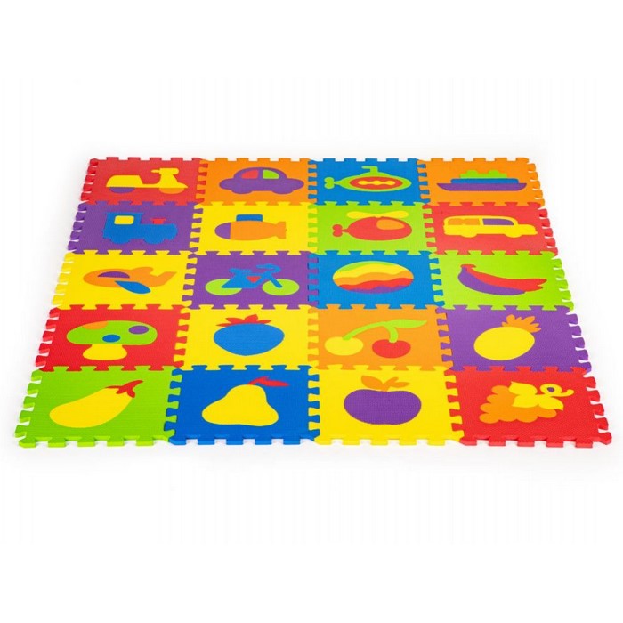 Salteluta Puzzle Ecotoys 20 buc - Educativa si Sigura - imagine 7