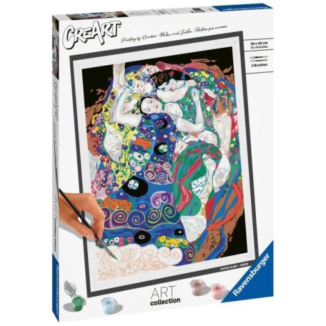 Pictura pe numere Klimt Fecioara - Ravensburger - imagine 3