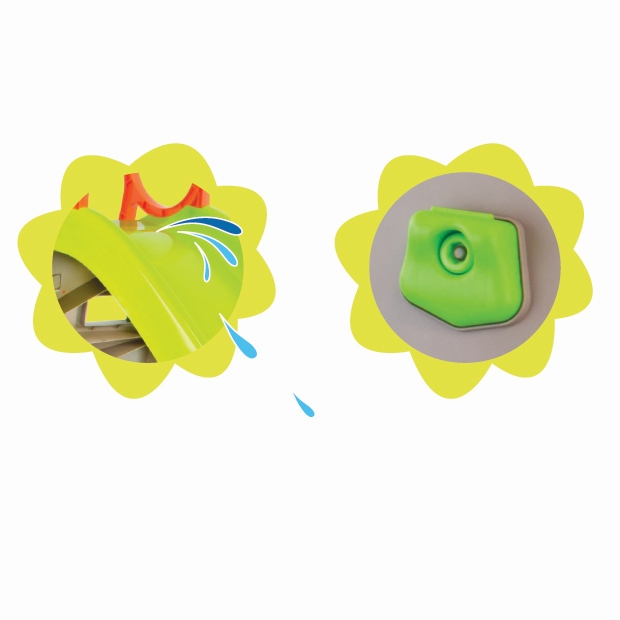 Tobogan Mochtoys Verde cu Alpinism si Furtun Apa - imagine 3