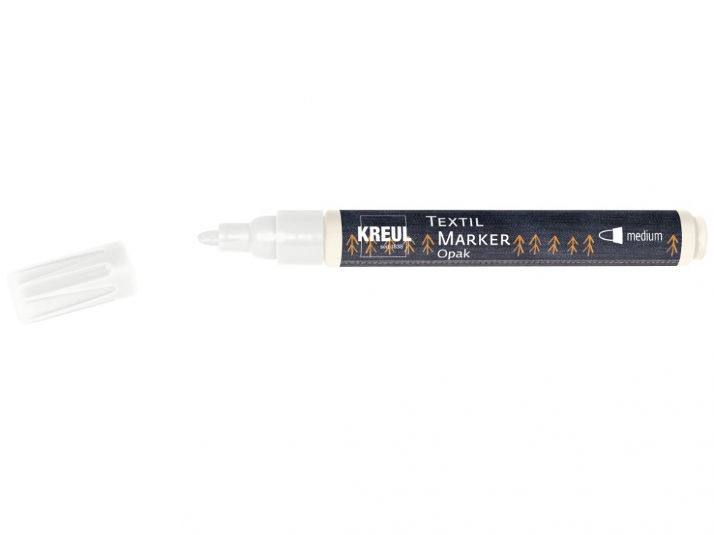 Marker Textil Kreul Opak, Vârf Mediu, 13 Culori
