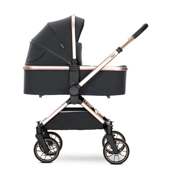 Carucior Lorelli Reya 2in1 Aluminiu Negru