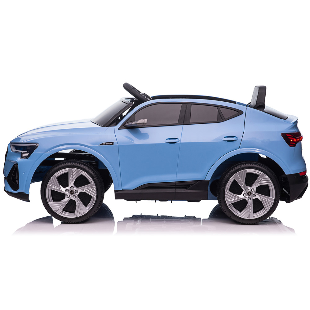 Mașinuță Electrică Audi E Tron 12V, 70W, Scaun Piele - imagine 3