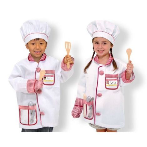 Costum Bucătar Șef Melissa & Doug Joc Rol - imagine 3