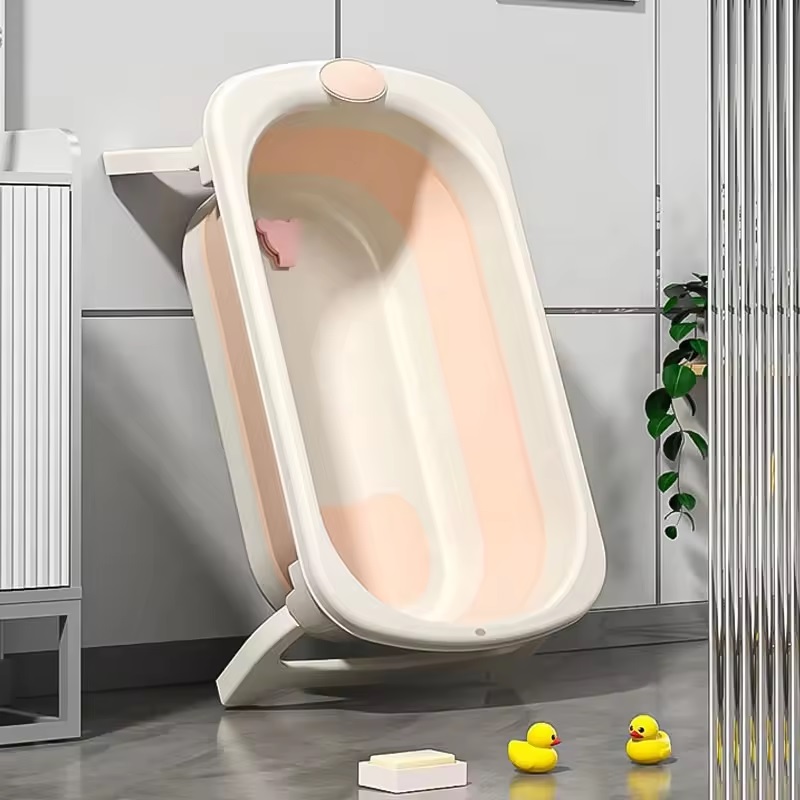 Cadita Little Mom Pink Pliabila cu Senzor