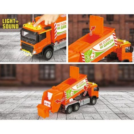 Mașina Gunoi Volvo Majorette | Lumini și Sunete - imagine 5