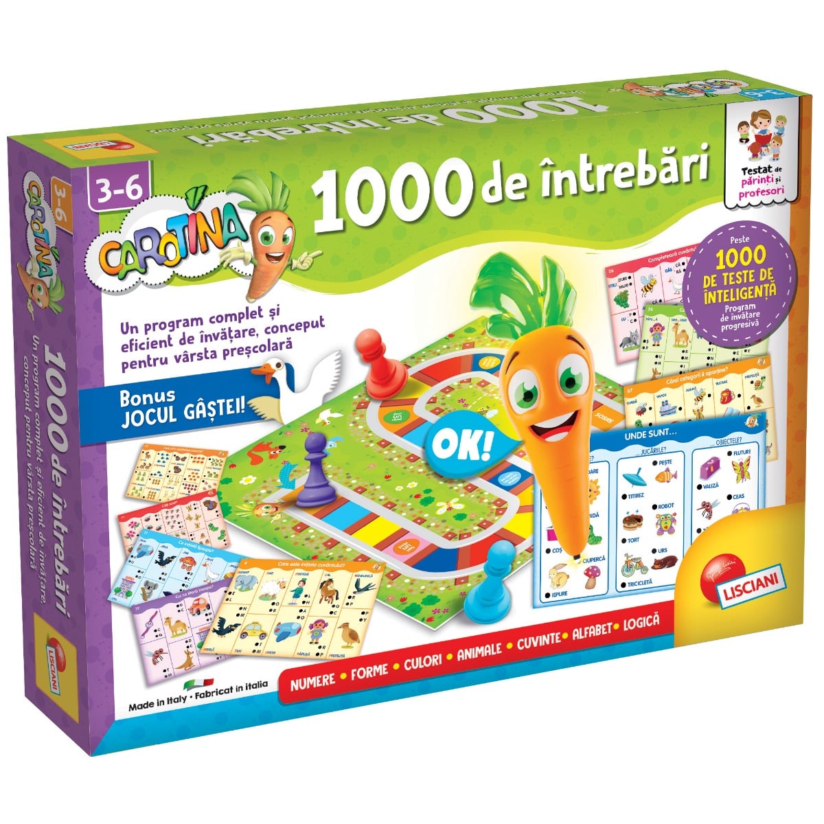 Joc Educativ Lisciani Carotina cu Creion Interactiv