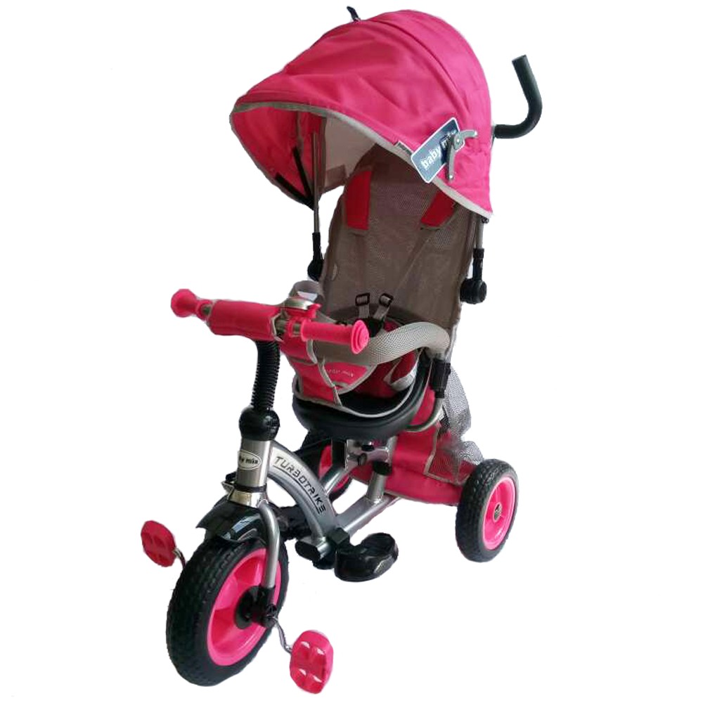 Baby Mix Sunrise Turbo Trike Pink, Reversibil, 1-4 Ani