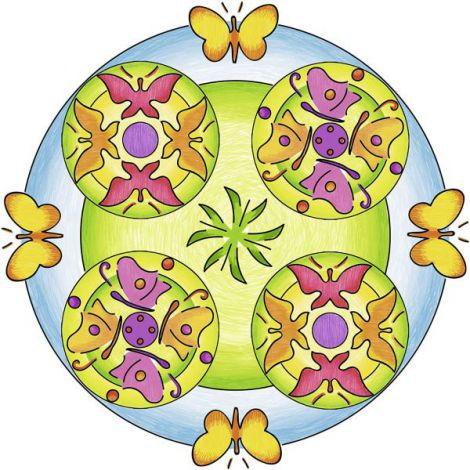 Set Mandala Flori Ravensburger - Creativitate - imagine 5