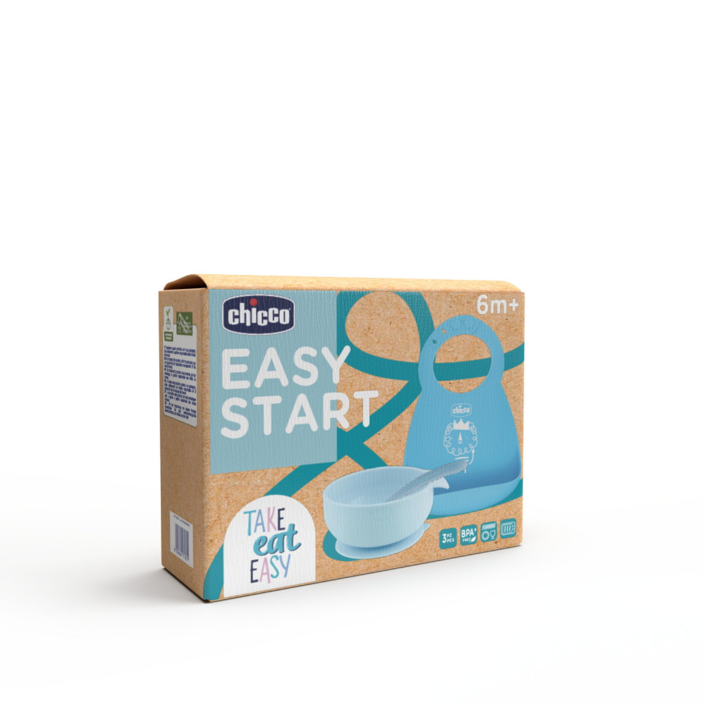 Set Diversificare Chicco Easy Start, 6 Luni+, Bleu - imagine 2