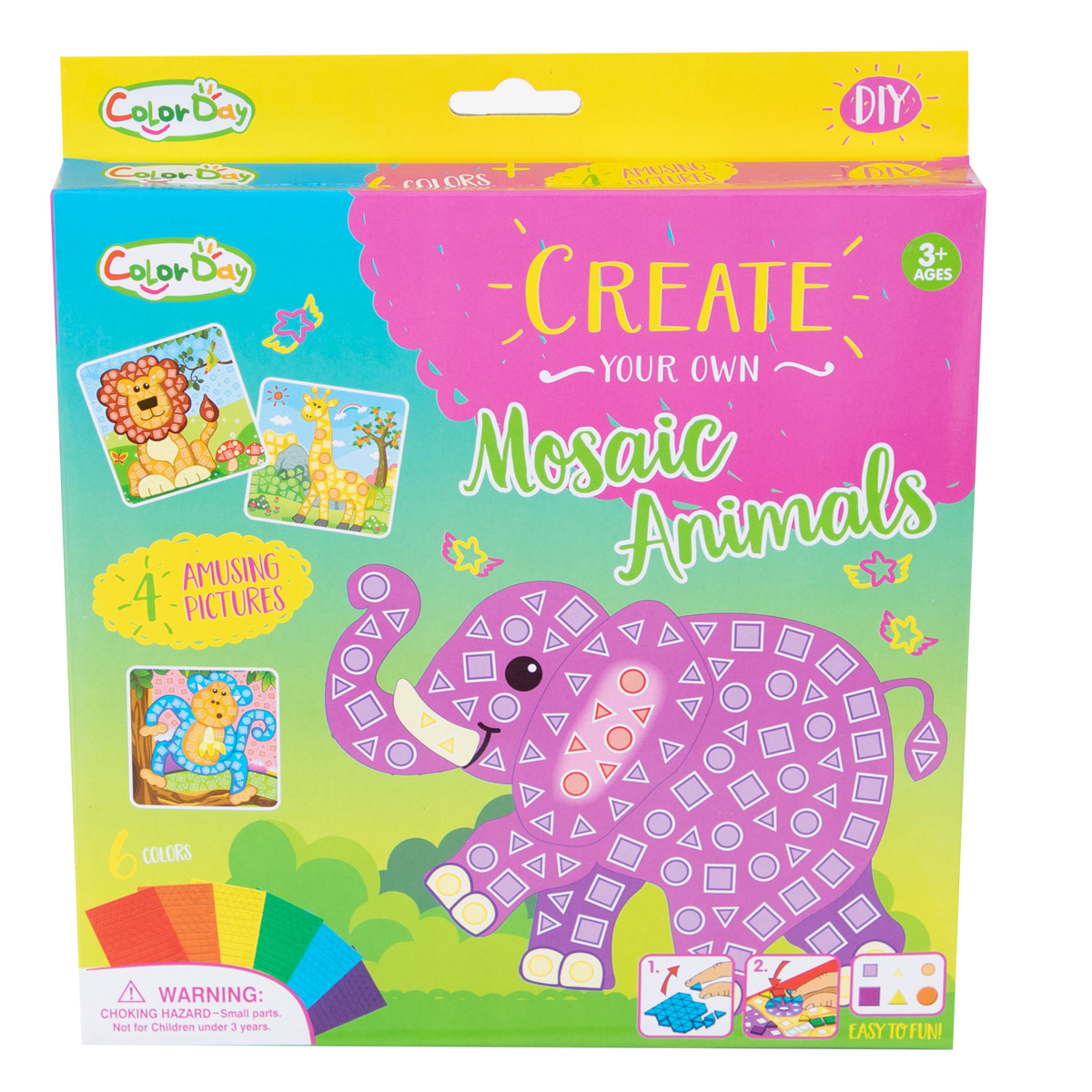Set Mozaic Animals Sunman | Joc Creativ
