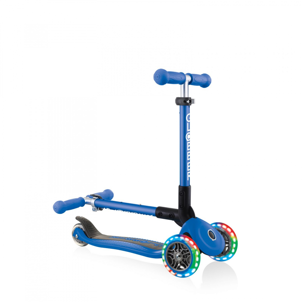 Globber Junior Trotineta LED 3 Roti Pliabilă - imagine 8
