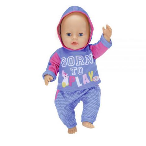 Haine Jogging Baby Born 43 cm | Modele Colorate Zapf - imagine 8