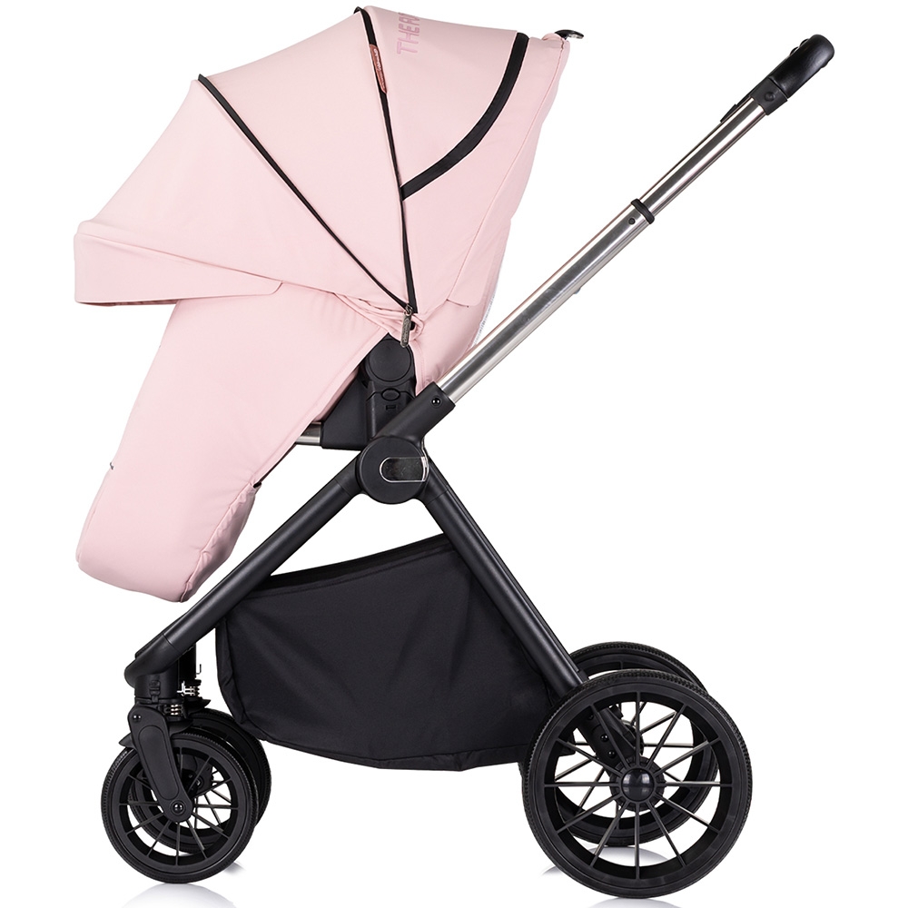 Chipolino Encanto 3in1 Pink - Carucior Premium - imagine 3