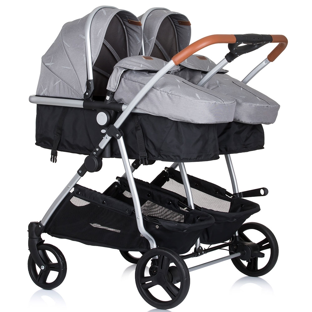 Chipolino Duo Smart 2 in 1 Anthracite Carucior Gemeni