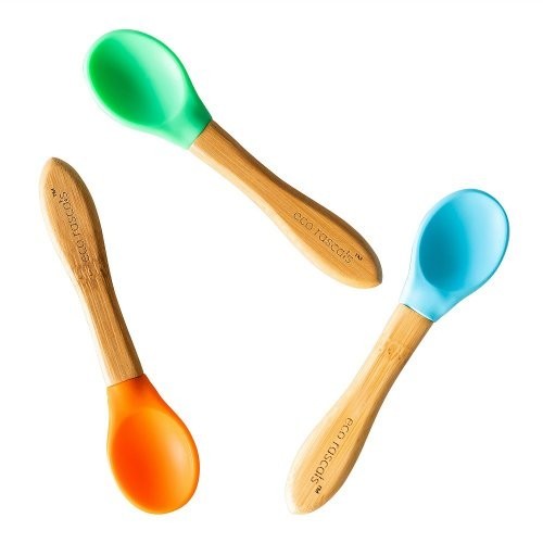 Set 3 Lingurițe Bambus Eco Rascals | Multicolor