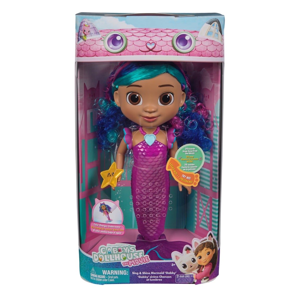 Papusa Sirena Gabby's Dollhouse Sing and Shine