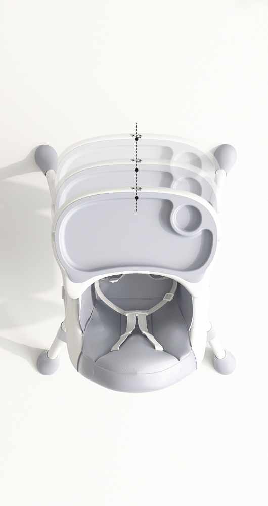 Scaun de masa Little Mom - Multifunctional si Sigur - imagine 6