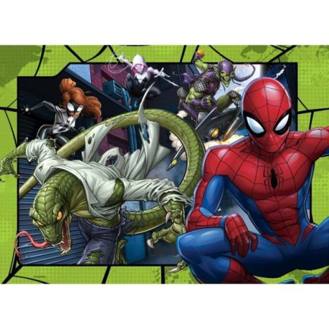 Puzzle Spiderman Ravensburger 4x100 piese - imagine 4