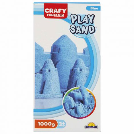 Nisip Kinetic Fun Sand Albastru 1kg - Crafy - imagine 2