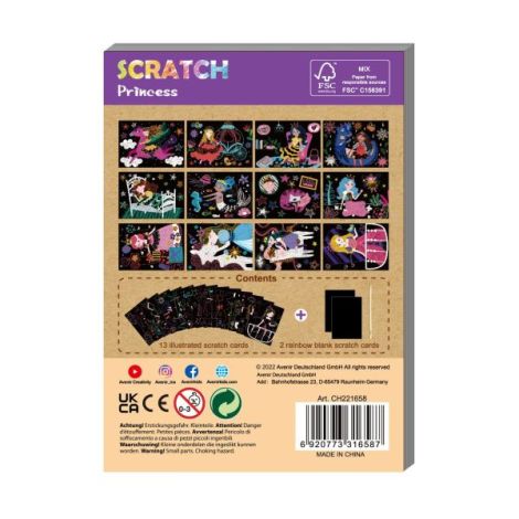 Avenir Mini Scratch Art Printesa - Creativitate - imagine 5