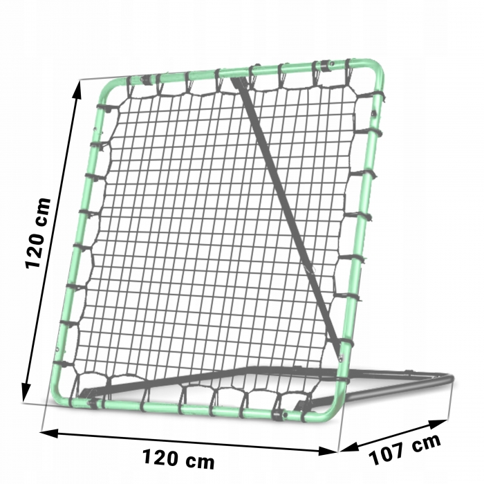 Poartă Fotbal Rebounder Neo-Sport 120x120 cm Antrenament - imagine 3