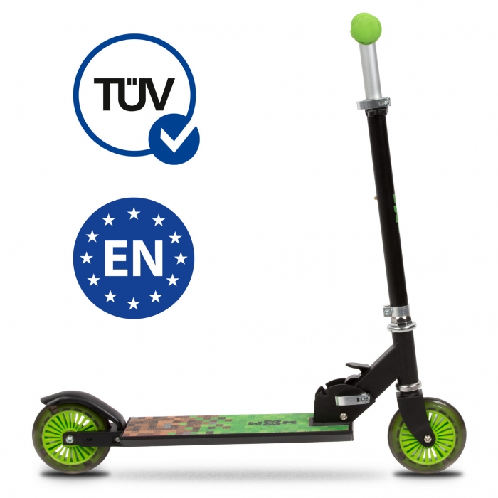 Trotineta WXM Skipo Game, Pliabila, Aluminiu, 2 Roti LED - imagine 5