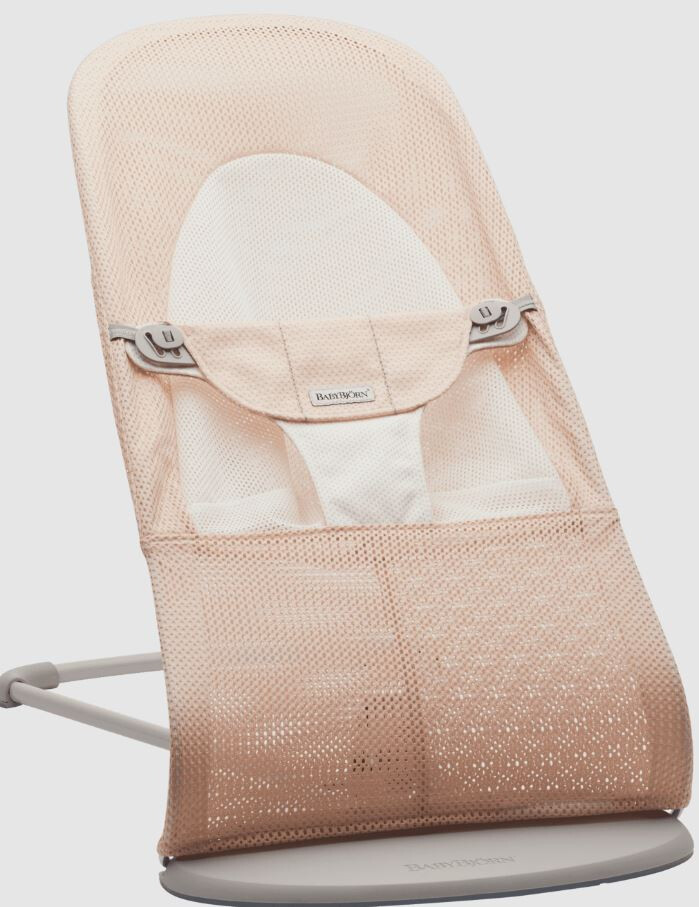 Balansoar Baby Bjorn Balance Soft, Pearly Pink/White - imagine 11