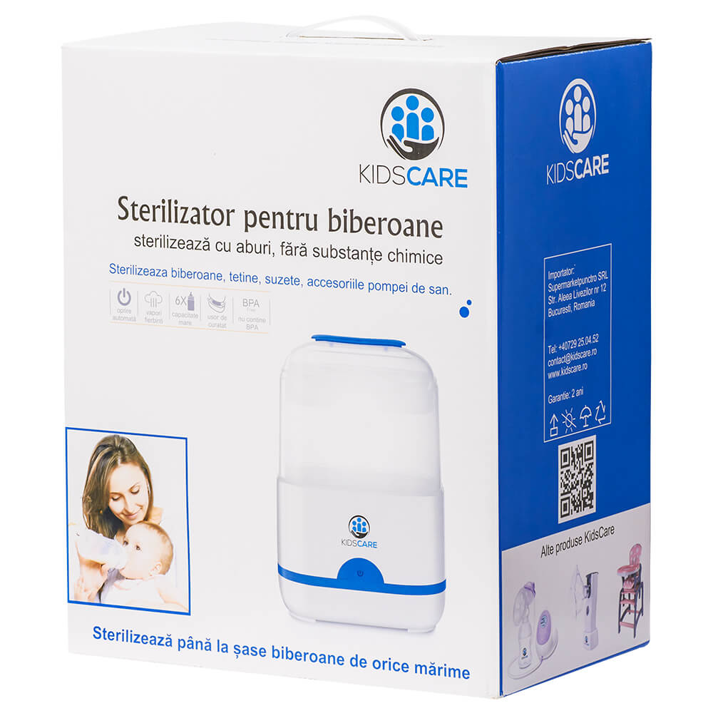 Sterilizator Electric 6 Biberoane KidsCare KC108 - imagine 3