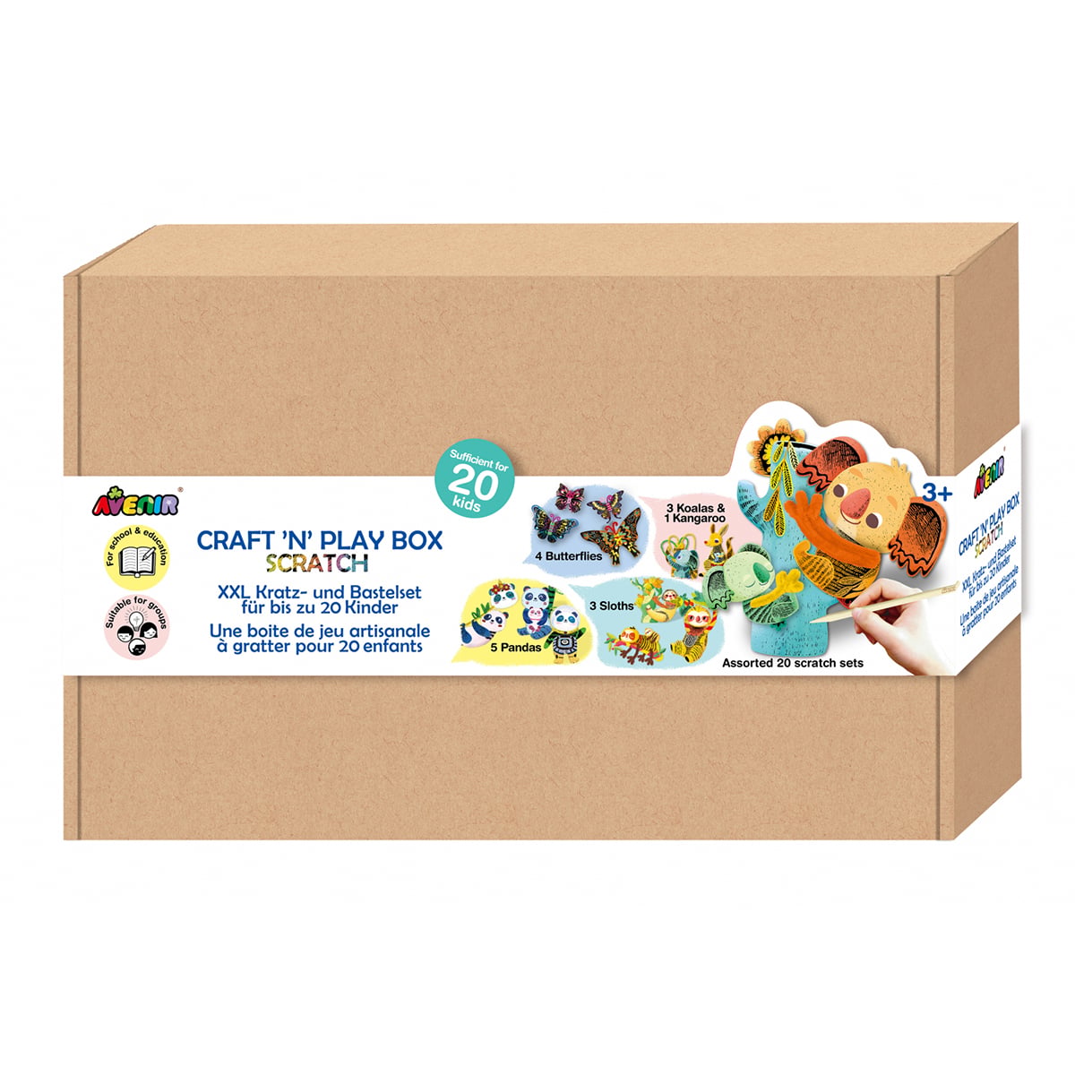 Set XXL Razuit Avenir Craft N Play Box - 20 Proiecte