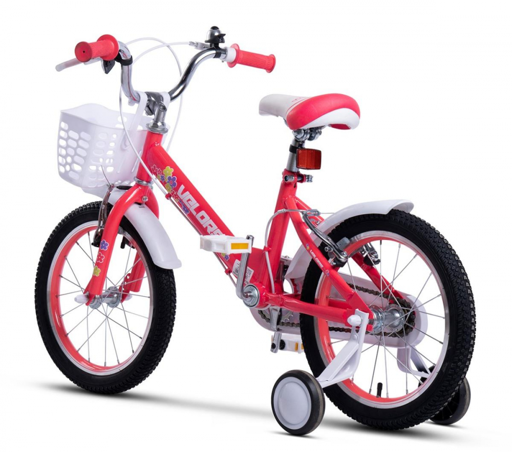 Bicicleta Velors Roz 16" Copii 4-6 Ani - imagine 2