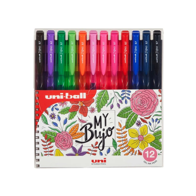 Set 12 Pixuri Uni-ball Signo My Bujo 0.7mm