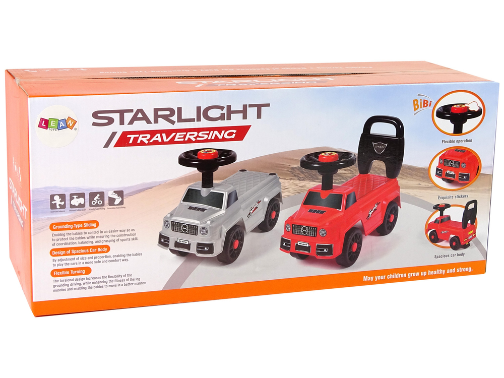 Leantoys Masinuta Impins Starlight White 18luni+ - imagine 4