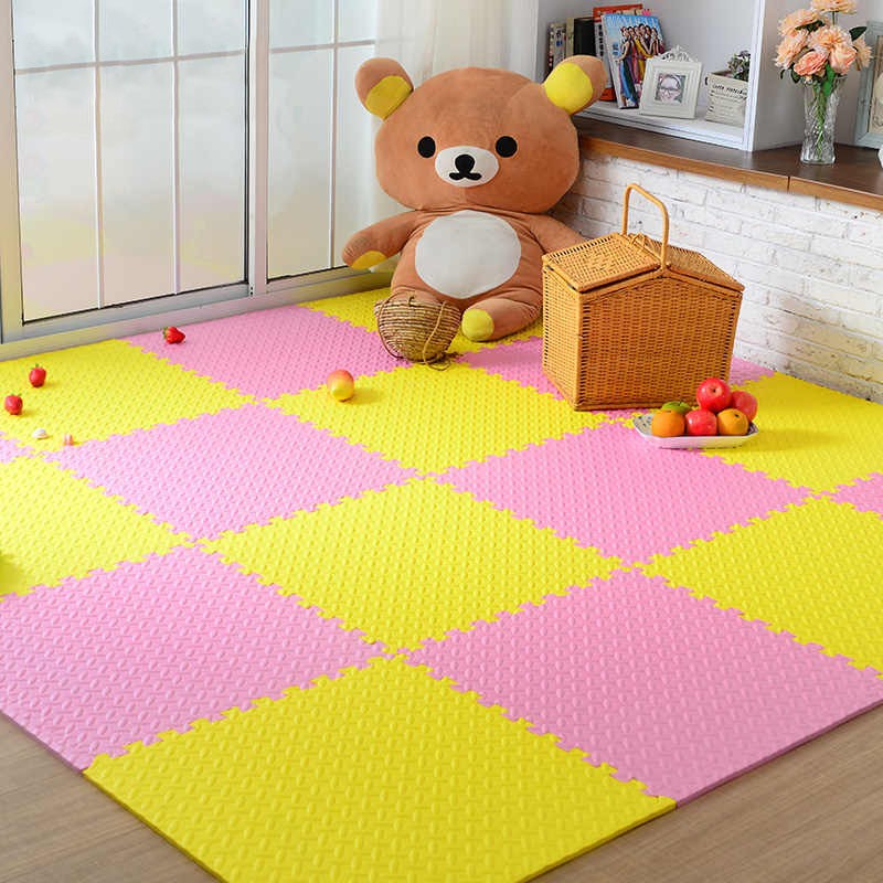 Procart Covoras Puzzle XL Galben | Siguranta Copilului - imagine 2