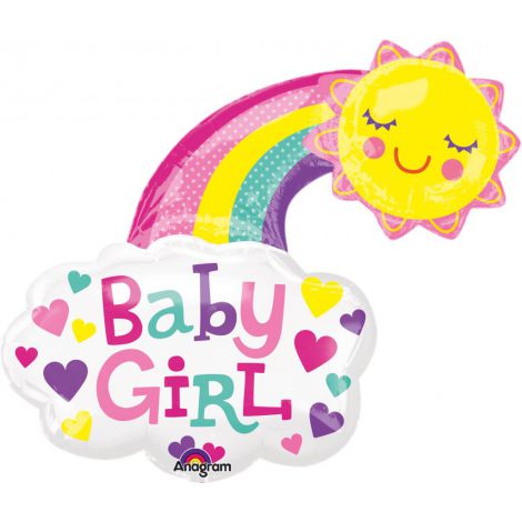 Balon Super Shape Baby Girl Amscan