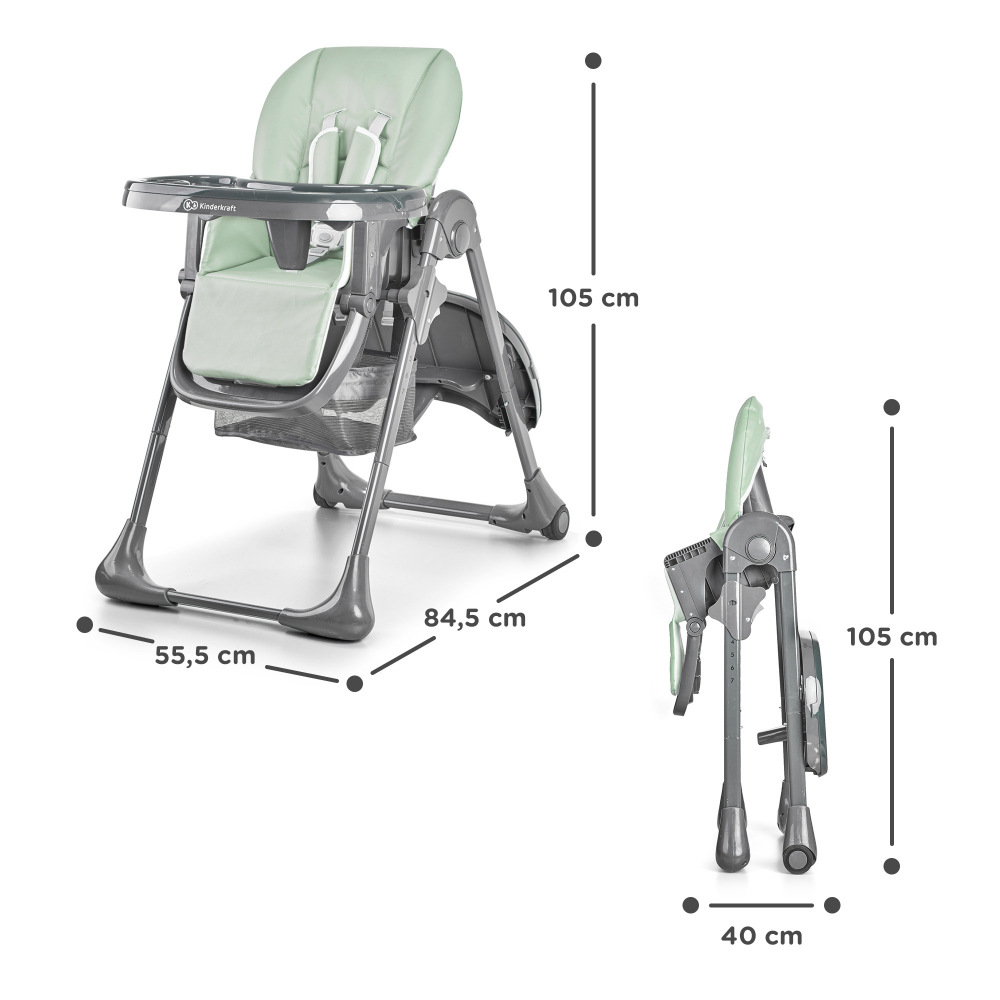 Kinderkraft Tastee - Scaun Masa Pliabil Practic - imagine 5