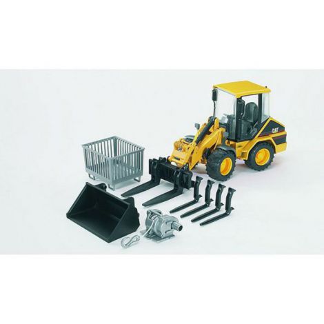 Bruder Accesorii Incarcator - Palet, Troliu si Furci - imagine 2