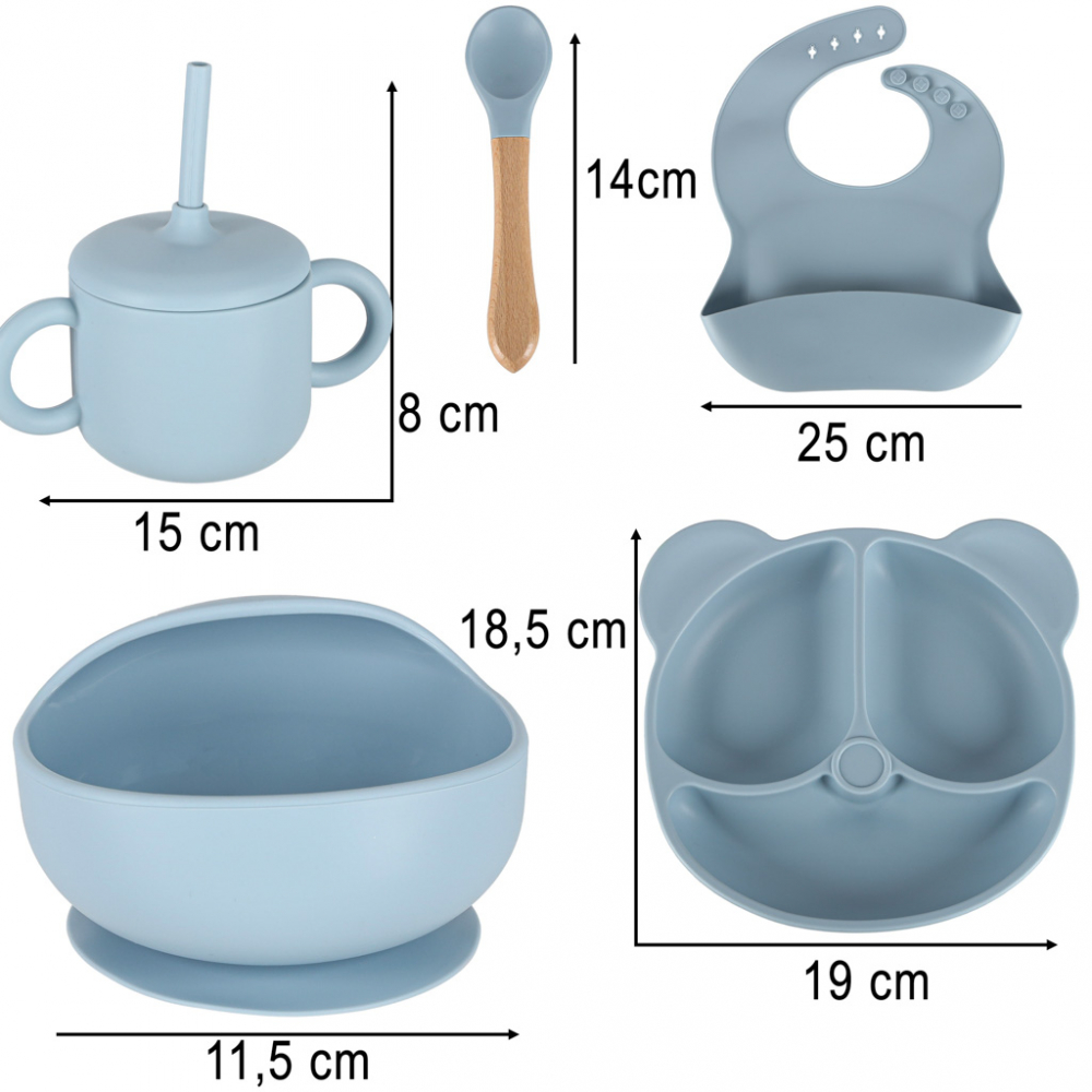 Set Hranire Ikonka cu Ventuze, 8 piese, Diversificare - imagine 2