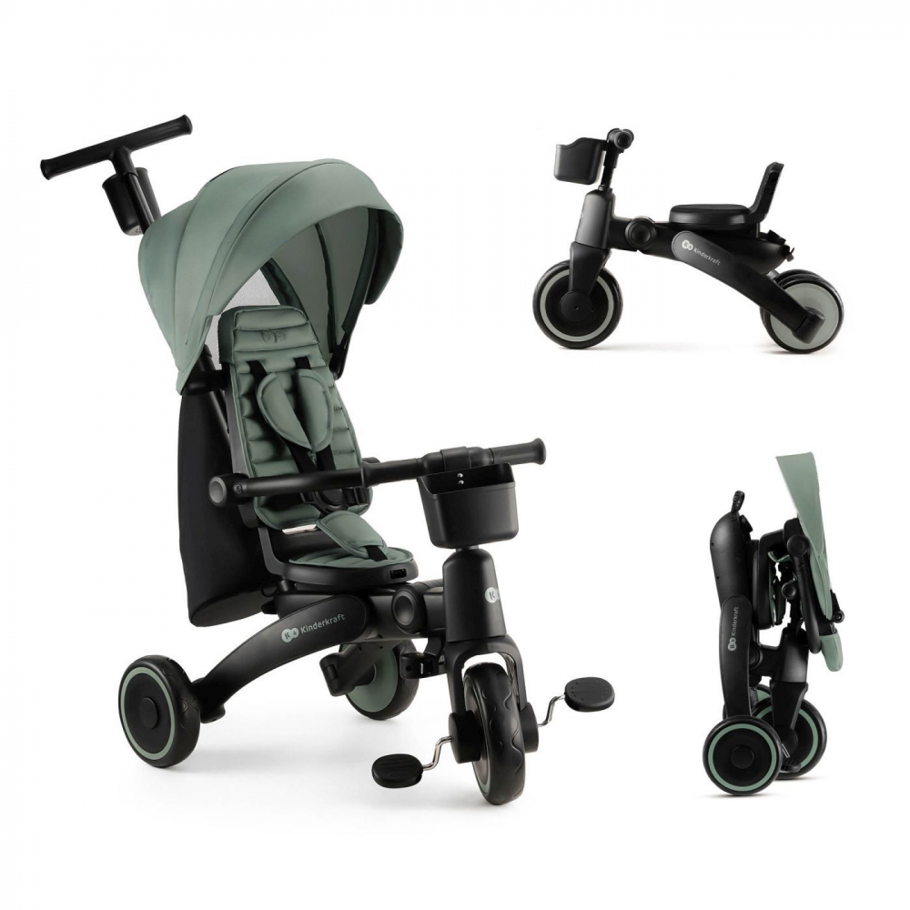Kinderkraft Jazz 2 - Tricicleta 5-in-1 Pliabilă - imagine 9
