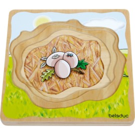 Puzzle Stratificat Rata Beleduc - Anatomie și Logică - imagine 3