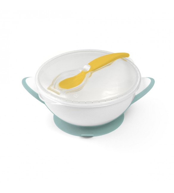 Baby Ono Castron cu ventuza si lingura Mint - imagine 4