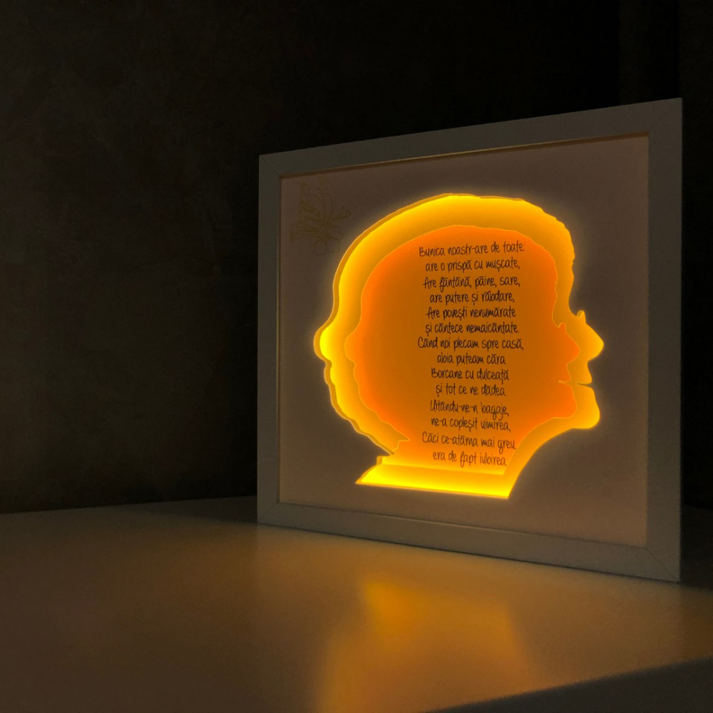 Tablou Luminos Bunici 012 | Noorhandmadeatelier