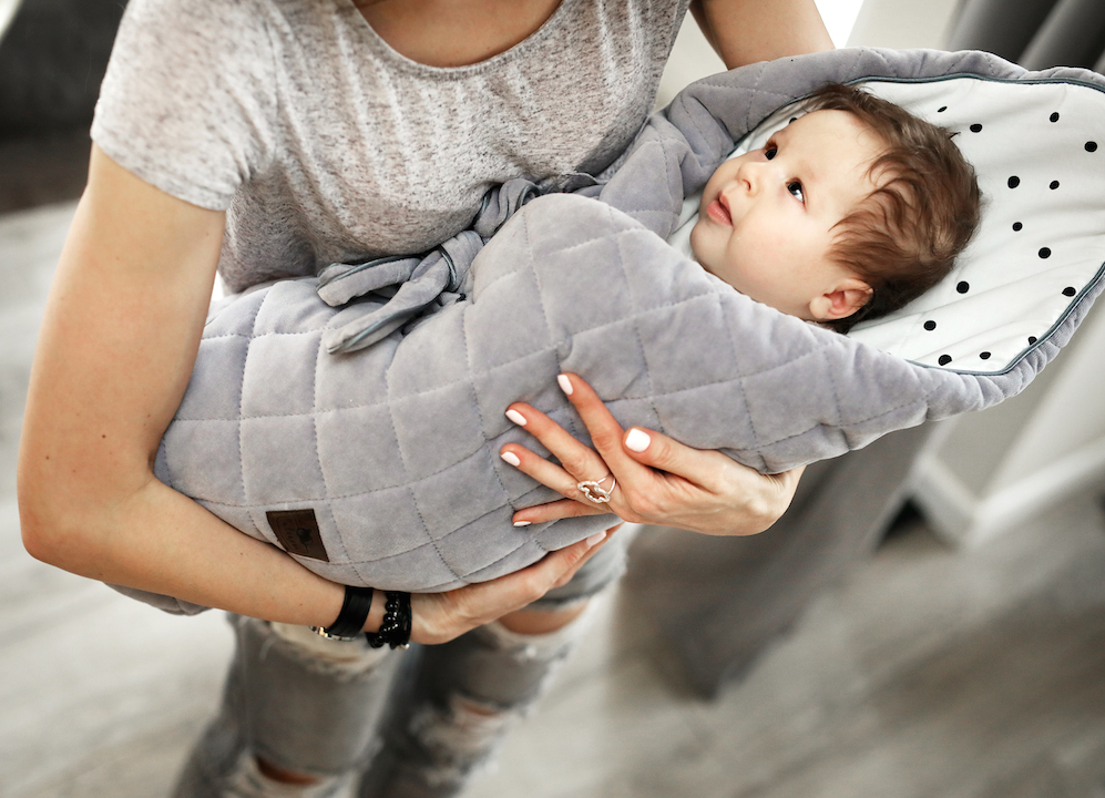 Wrap Babyhorn Gri Nor Pufos | Nou-Născuți - imagine 8
