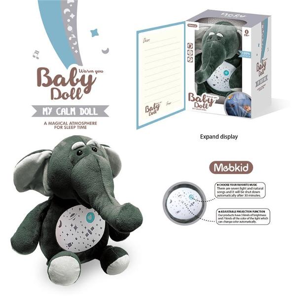 Elefant Plus Piccolino cu Proiectie Stele si Muzica