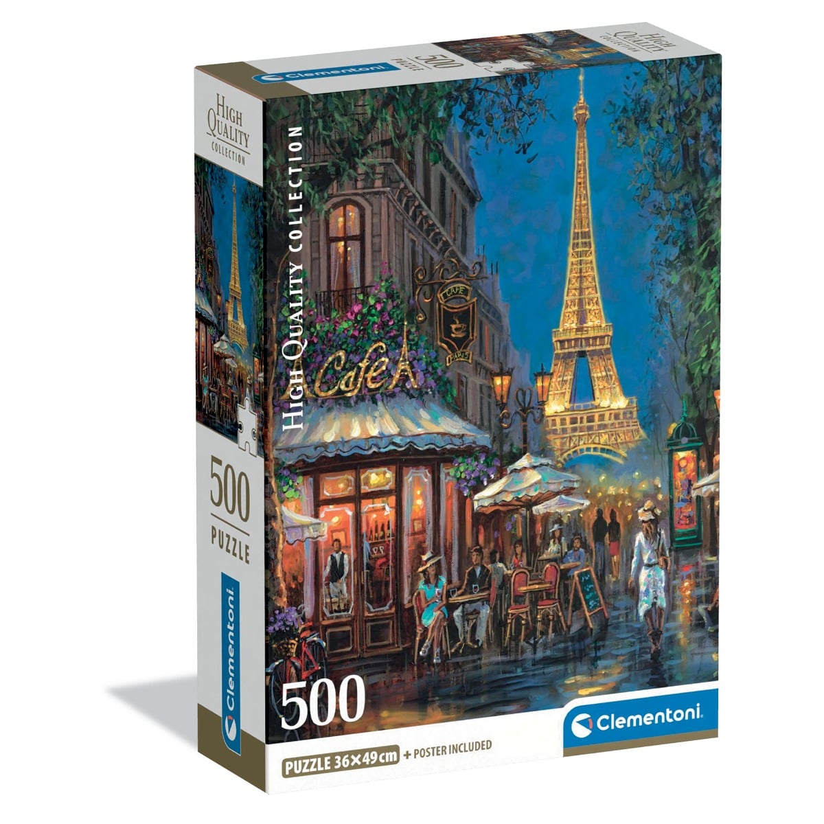Puzzle Clementoni Night Eiffel 500 piese