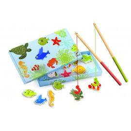 Joc Pescuit Magnetic Djeco Tropicali