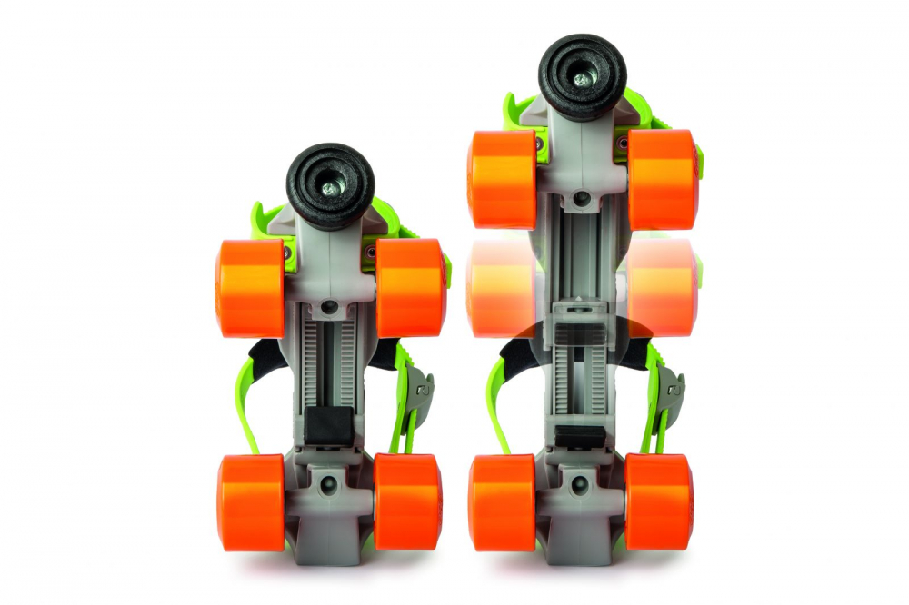 Patine Italtrike Mini Jet, reglabile 24-36, Verde - imagine 7
